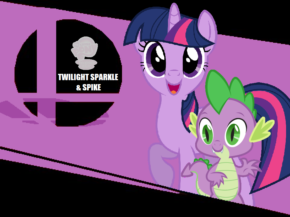 Twilight Sparkle & Spike | Universe of Smash Bros Lawl Wiki | Fandom