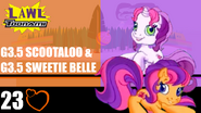 G3.5 Scootaloo & G3.5 Sweetie Belle (My Little Pony G3.5) (Lawl Toonami)