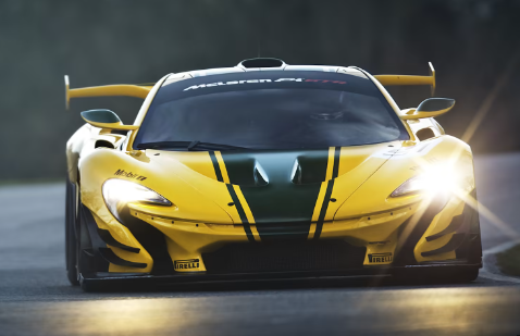 Kyosho Mini-z Body ASC McLaren P1 GTR Yellow/Green MZP235YG