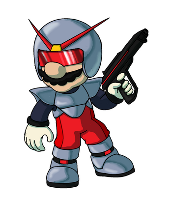 Laser Suit Mario