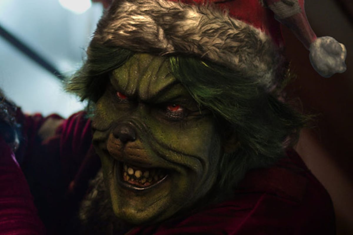 Mean one grinch. Гринч. Гринч убийца. Гринч ужастик.