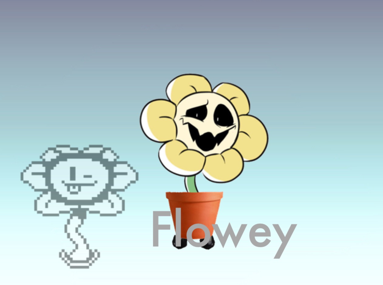 Characters Sitting on Froggy Chair on X: Flowey from Undertale