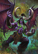 Leader Illidan Stormrage, commonly called the Betrayer.