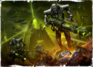 Necrons awakened from their long slumber to kill the galaxy.