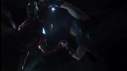 O Homem de Ferro e Thor se enfrentam
