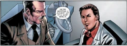 Howard Stark tenta convencer Hank Pym a entregar a Armadura do Homem-Formiga