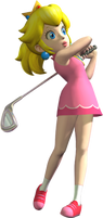 Peach em Mario Golf Toadstool