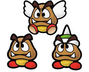 Goombas de espécies diferentes