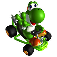 Mariokart render yoshi