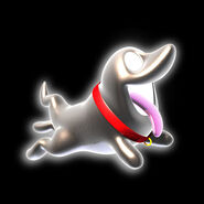 Um fantasma cachorro de Luigi's Mansion Dark Moon