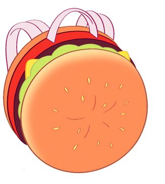 Mochila hamburguesa objeto Steven Universe Wiki Fandom