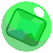 Burbuja de Peridot (conteniendo la gema del Monstruo Ave)