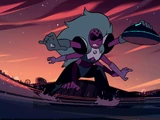 Battle in Aquamarine's Ship / Steven's Sacrifice