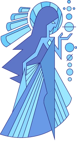 Mural - Blue Diamond