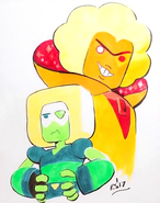 Hessonite and Squaridot by Rebecca Sugar