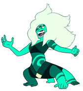 Malachite, la Fusión de Lapislázuli y Jaspe.