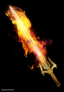 Flaming Sword | Unnatural World Wiki | Fandom