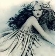 Leanan Sidhe (Irish mythology) was originally a minor deity, later a fairy queen and later still became a vampiric fairy due to changing folklore.