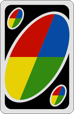 UNO All Wild Has No Color and Number Cards