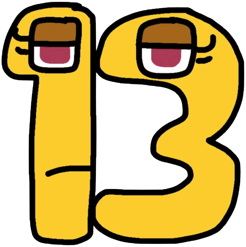 Number 13 Png