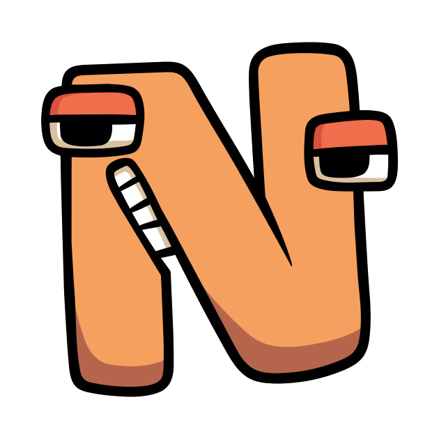 N from Alphabet Lore by TypQxQ