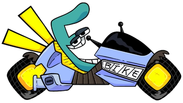 Alphabet Lore Bike In WB Style by convbobcat on DeviantArt
