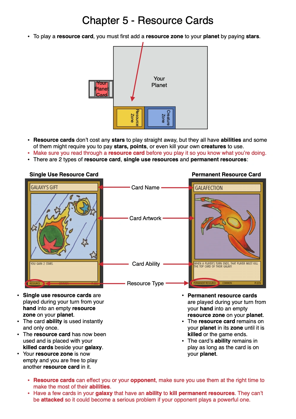 Chapter 5 Resource Cards Chaos Galaxy TCG Wiki Fandom
