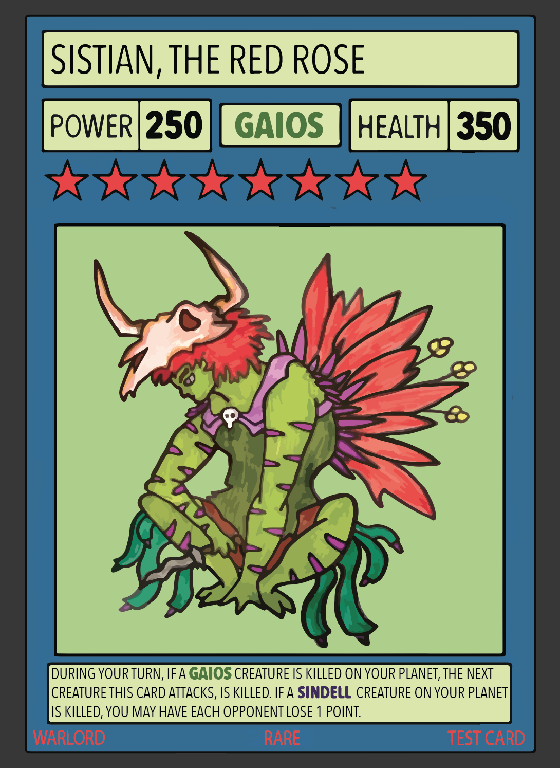 Sistian, The Red Rose Chaos Galaxy TCG Wiki Fandom