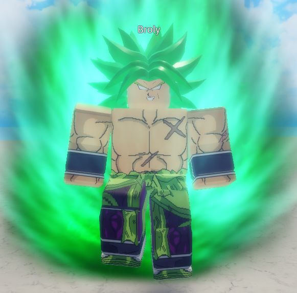 FIZ A FUSÃO COM O LENDÁRIO SUPER SAIYAJIN BROLY NO ROBLOX