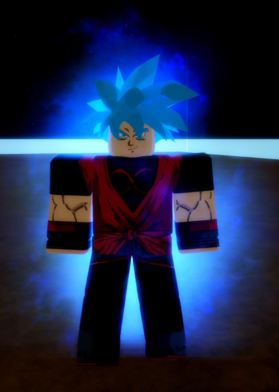 How to make Goku SSJ Blue in roblox