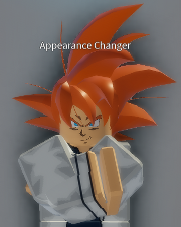 Appearance Changer Unofficial Dragon Ball Ultimate Roblox Wiki Fandom - changing character appearance in studio roblox