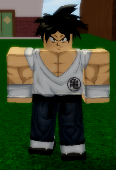X Fighter Trainer Unofficial Dragon Ball Ultimate Roblox Wiki Fandom - goku pants roblox