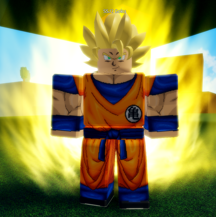 How to make Goku SSJ Blue in roblox