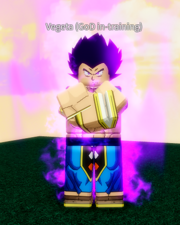 Vegeta God Of Destruction In Training Unofficial Dragon Ball Ultimate Roblox Wiki Fandom When roblox events come around, the threads roblox creator challenge (three free hats). vegeta god of destruction in training