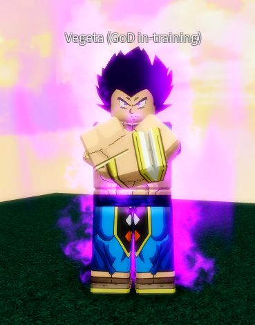 Vegeta God Of Destruction In Training Unofficial Dragon Ball Ultimate Roblox Wiki Fandom - roblox dragon ball outfits