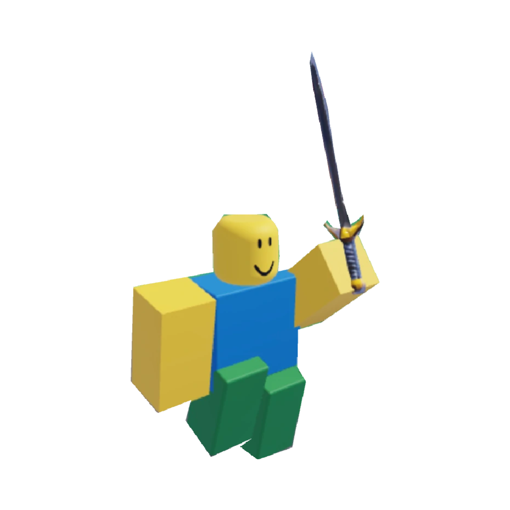 roblox noob with sword killing a fancy roblox noob