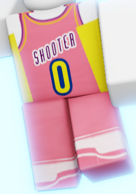 Roblox Basketball Player Templates With Red Jersey and 