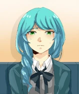 Elaine at Headmaster Vaughn's office