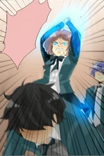 Illena about to strike John.