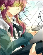 Seraphina on the school roof