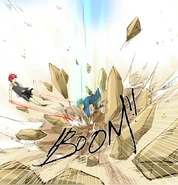 Blyke dodging Gou's attack