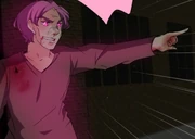 's body surrounded by aura as he activates Tremor