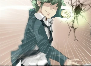 Crail's fist surrounded by his aura.