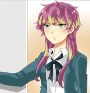 Seraphina entering Headmaster Vaughn's office