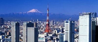 Tokyo Tower Skyline