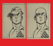 Burger Mark (left) vs. Cowl Invincible (right)