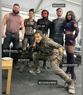 A cast photo showcase David MacDonald’s Nick Fury.