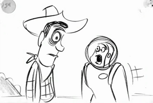 Buzz calls Woody