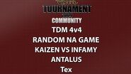 UT2004 4v4 TDM - NA Random Game - Kaizen vs infamy - Antalus - Tex