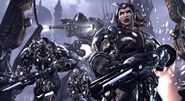 Promotional screenshot. It ended up being one of the game's loading screens.